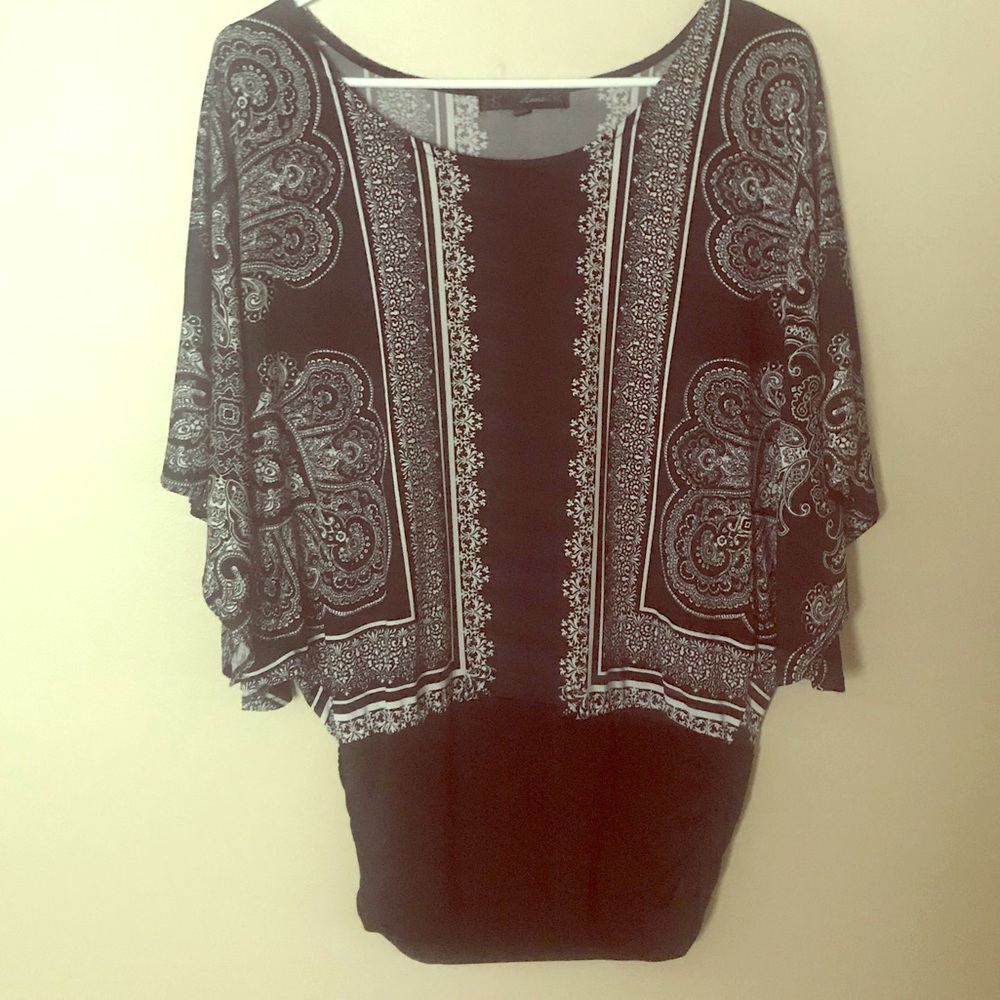 HeartSoul Dolman sleeves fitted top
